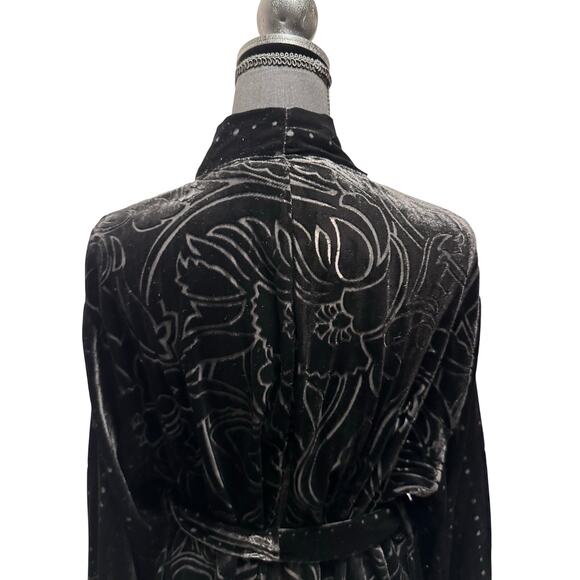 Soma Limited Edition Velvet Noir Wrap Robe & Velvet Pants - NWT - XXL Tall - Picture 9 of 16